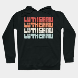 LUTHERAN | Vintage 70s Text Hoodie